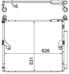 MAHLE AC863000S — Radiator aer condiționat