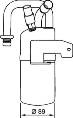 MAHLE AD274000P — Осушитель кондиционера