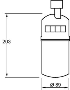 MAHLE AD275000S — Осушитель кондиционера