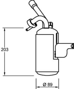 MAHLE AD276000P — Осушитель кондиционера