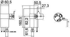 MAHLE AD290000P — Filtru deshidrator aer condiționat