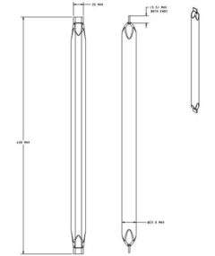 MAHLE AD295000P — Filtru deshidrator aer condiționat