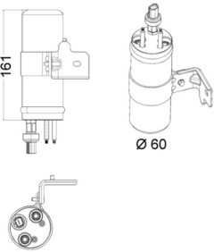 MAHLE AD6000P — Осушитель кондиционера