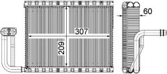 MAHLE AE104000P — Испаритель кондиционера