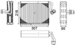 MAHLE AE122000P — Испаритель кондиционера