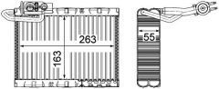 MAHLE AE126000P — Испаритель кондиционера