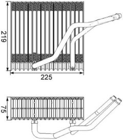 MAHLE AE38000S — Испаритель кондиционера