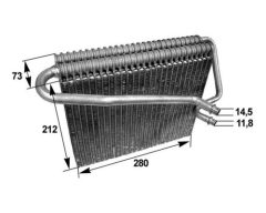 MAHLE AE47000S — Evaporator aer condiționat
