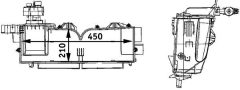 MAHLE AE62000P — Evaporator aer condiționat