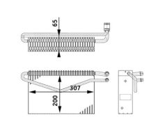MAHLE AE67000P — Испаритель кондиционера