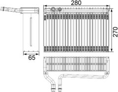 MAHLE AE82000S — Испаритель кондиционера