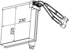 MAHLE AE95000P — Evaporator aer condiționat