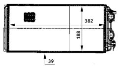 MAHLE AH122000P — Радиатор печки