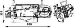MAHLE AH172000P — Радиатор печки