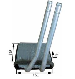 MAHLE AH178000P — Радиатор печки