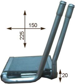 MAHLE AH202000P — Радиатор печки