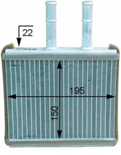 MAHLE AH206000P — Radiator încălzire habitaclu