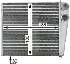 MAHLE AH208000S — Radiator încălzire habitaclu