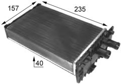 MAHLE AH48000S — Радиатор печки