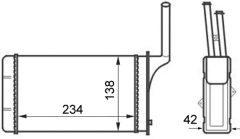 MAHLE AH49000S — Радиатор печки