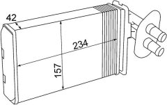 MAHLE AH69000S — Радиатор печки