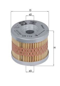 MAHLE OX119 — Filtru de ulei