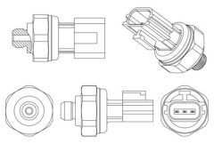 MAHLE ASE11000P — Пневмовыключатель кондиционера