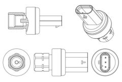 MAHLE ASE13000P — Пневмовыключатель кондиционера