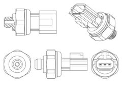 MAHLE ASE8000P — Пневмовыключатель кондиционера