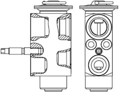 MAHLE AVE113000P — Supapă de expansiune aer condiționat