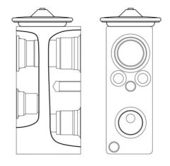 MAHLE AVE3000S — Supapă de expansiune aer condiționat