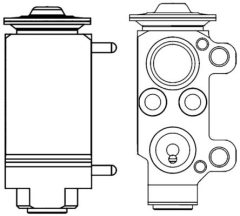 MAHLE AVE56000P — Supapă de expansiune aer condiționat