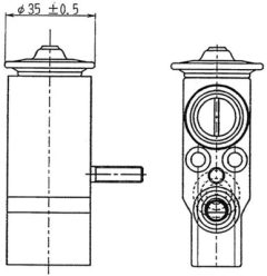 MAHLE AVE89000P — Расширительный клапан кондиционера