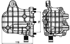 MAHLE CE4000P — Răcitor gaze EGR