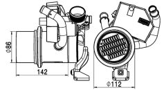 MAHLE CE5000P — Радиатор EGR