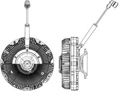 MAHLE CFC172000P — Cuplaj vâscos ventilator radiator