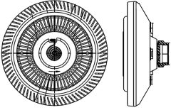 MAHLE CFC212000P — Cuplaj vâscos ventilator radiator