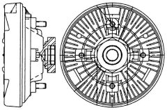 MAHLE CFC232000P — Вискомуфта