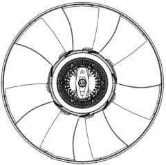 MAHLE CFF493000P — Ventilator radiator motor