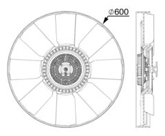 MAHLE CFF519000P — Ventilator radiator motor