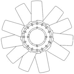 MAHLE CFW78000P — Elice ventilator radiator