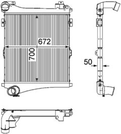 MAHLE CI179000P — Intercooler