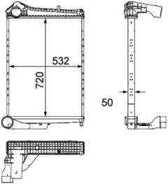 MAHLE CI182000P — Интеркулер