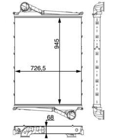 MAHLE CI215000P — Intercooler