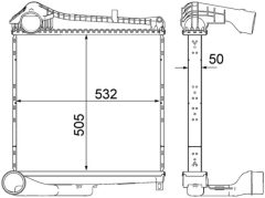 MAHLE CI236000P — Интеркулер
