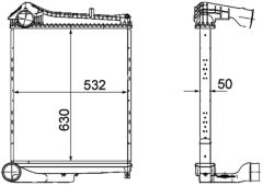 MAHLE CI252000P — Интеркулер