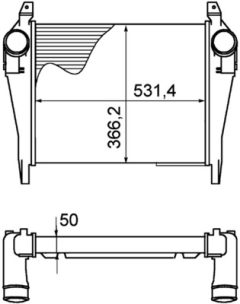 MAHLE CI268000P — Интеркулер