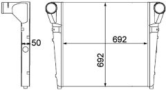 MAHLE CI271000P — Интеркулер