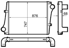 MAHLE CI399000P — Intercooler