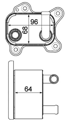 MAHLE CLC183000P — Radiator ulei cutie de viteze automată